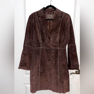 John Paul Richard leather coat size 8